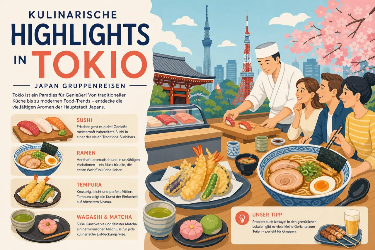 Kulinarische Highlights in Tokio