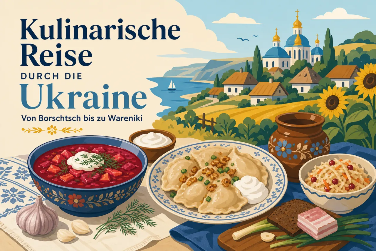 Kulinarische Reise durch die Ukraine: Von Borschtsch bis zu Wareniki
