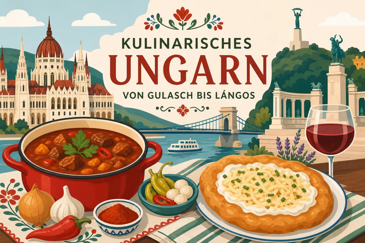 Kulinarisches Ungarn von Gulasch bis Lángos