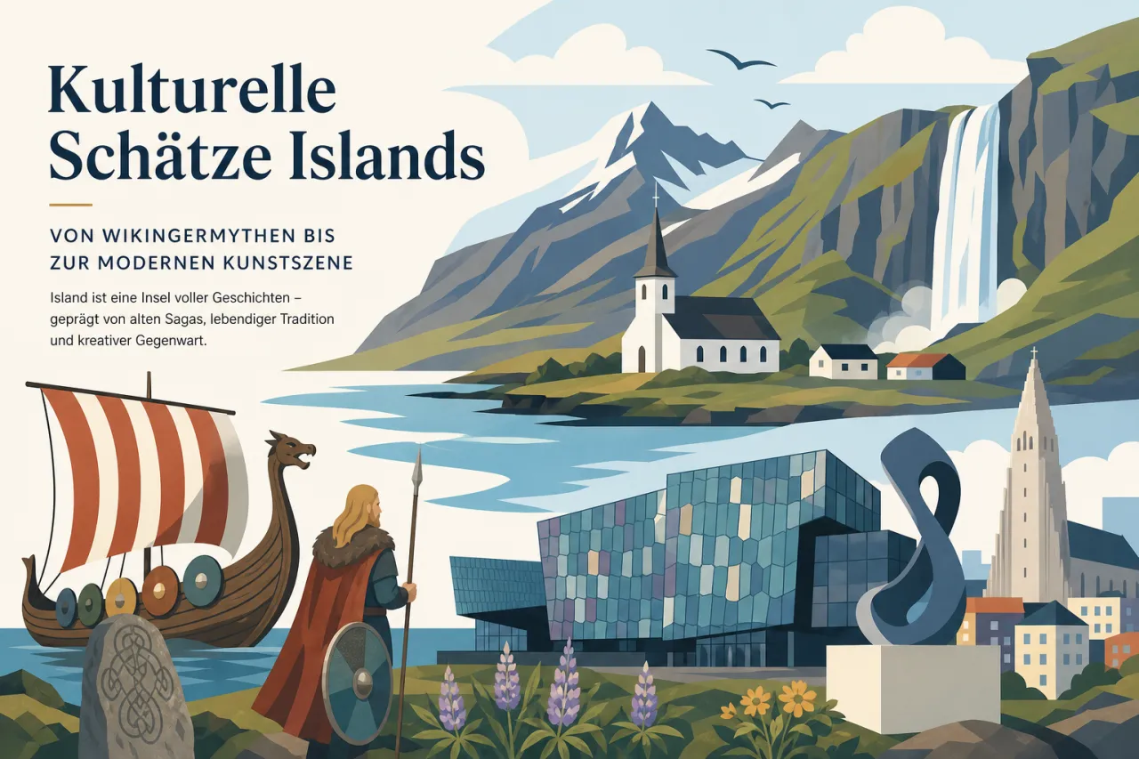 Kulturelle Schätze Islands - Von Wikingermythen bis zur modernen Kunstszene