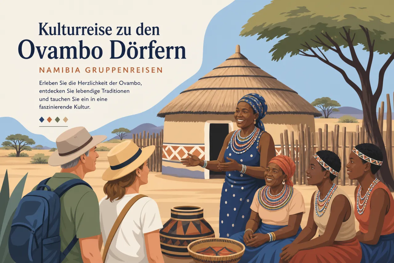 Kulturreise zu den Ovambo-Dörfern