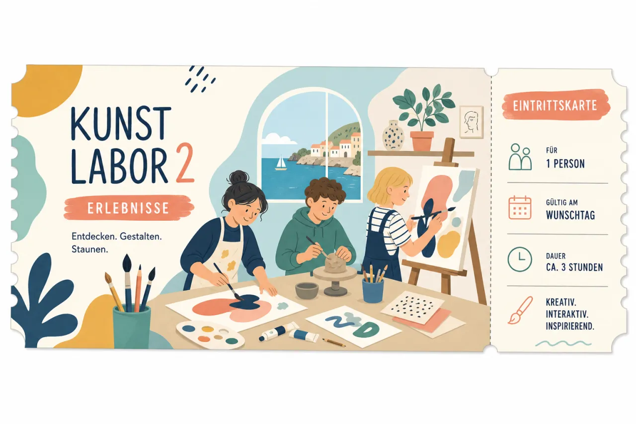 KUNSTLABOR 2 Eintrittskarte