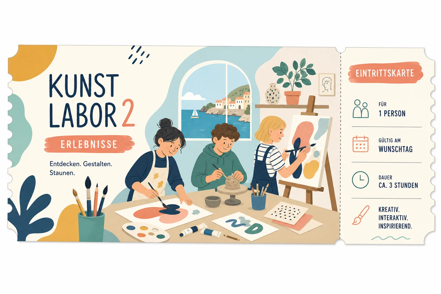 KUNSTLABOR 2 Eintrittskarte