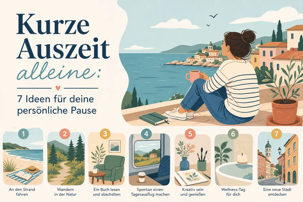 Kurze Auszeit alleine: 7 Ideen für deine persönliche Pause