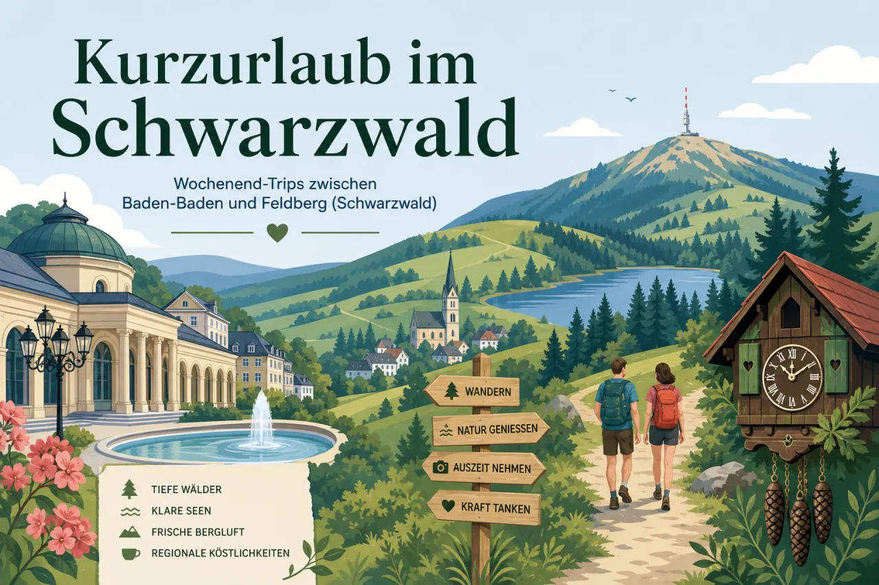 Kurzurlaub im Schwarzwald: Wochenend-Trips zwischen Baden-Baden und Feldberg