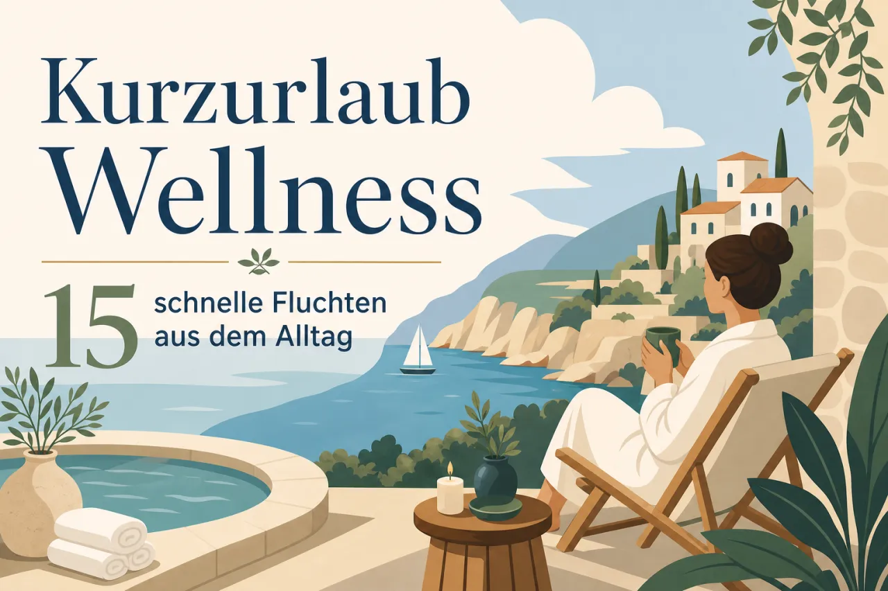 Kurzurlaub Wellness: 15 schnelle Fluchten aus dem Alltag