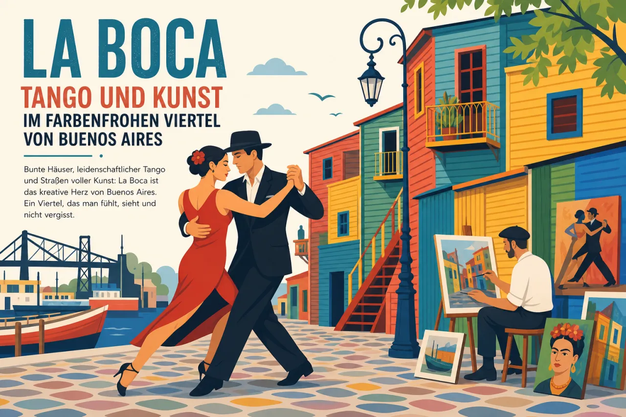 La Boca: Tango und Kunst im farbenfrohen Viertel von Buenos Aires