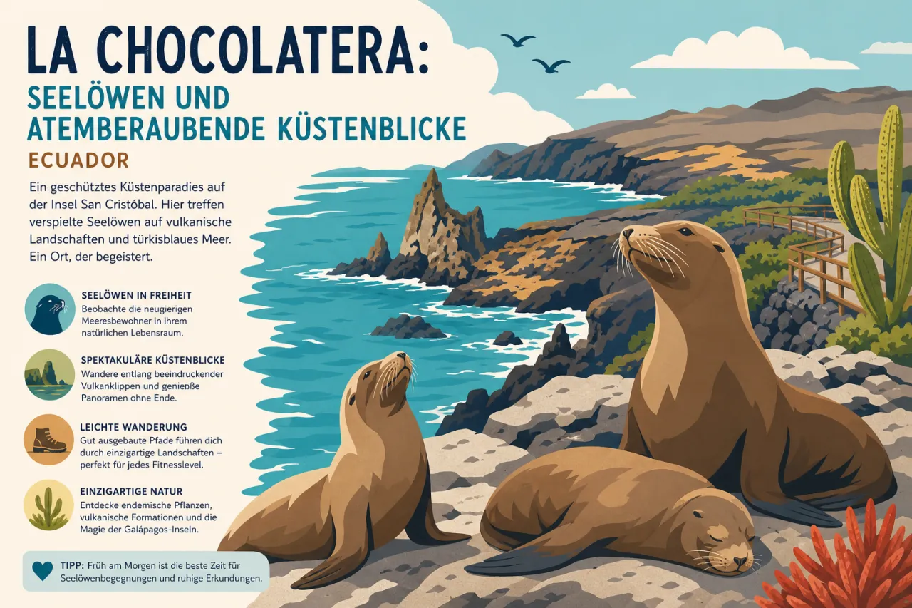 La Chocolatera: Seelöwen und Küstenblicke in Ecuador