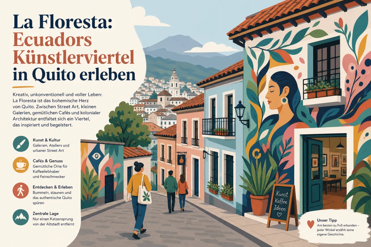 La Floresta: Ecuadors Künstlerviertel in Quito erleben