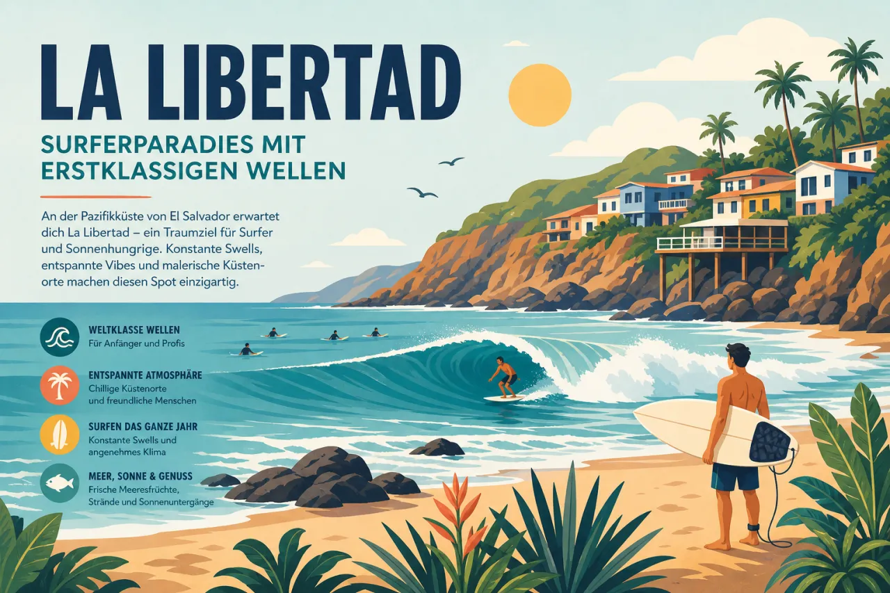 La Libertad: Surferparadies mit erstklassigen Wellen