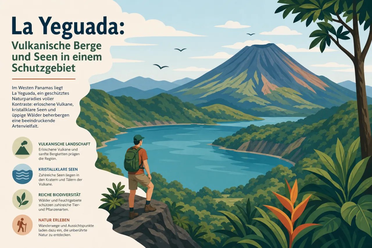 La Yeguada: Vulkanische Berge und Seen in einem Schutzgebiet