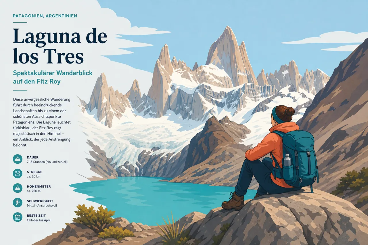 Laguna de los Tres: Wanderung mit Blick auf den Fitz Roy