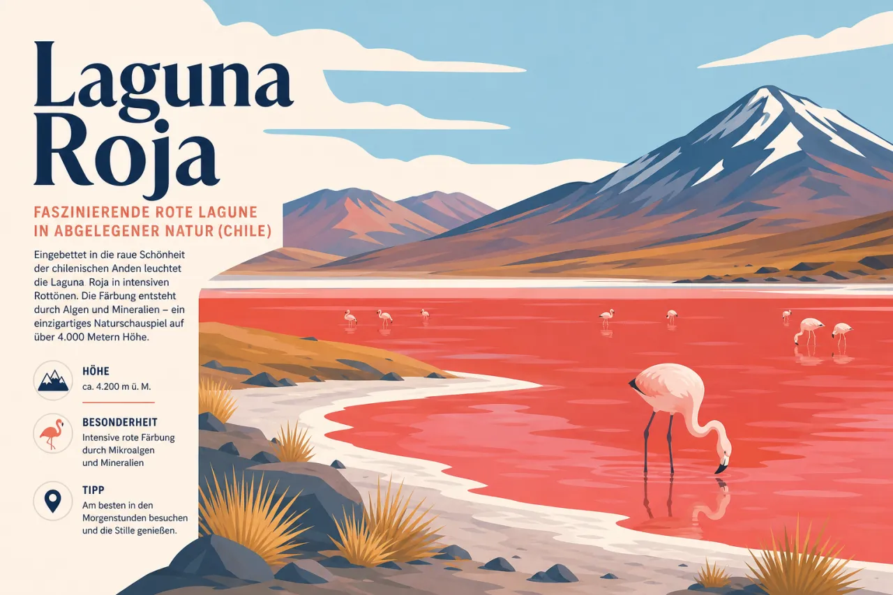 Laguna Roja in Bolivien: Rote Lagune im Eduardo Avaroa Reservat