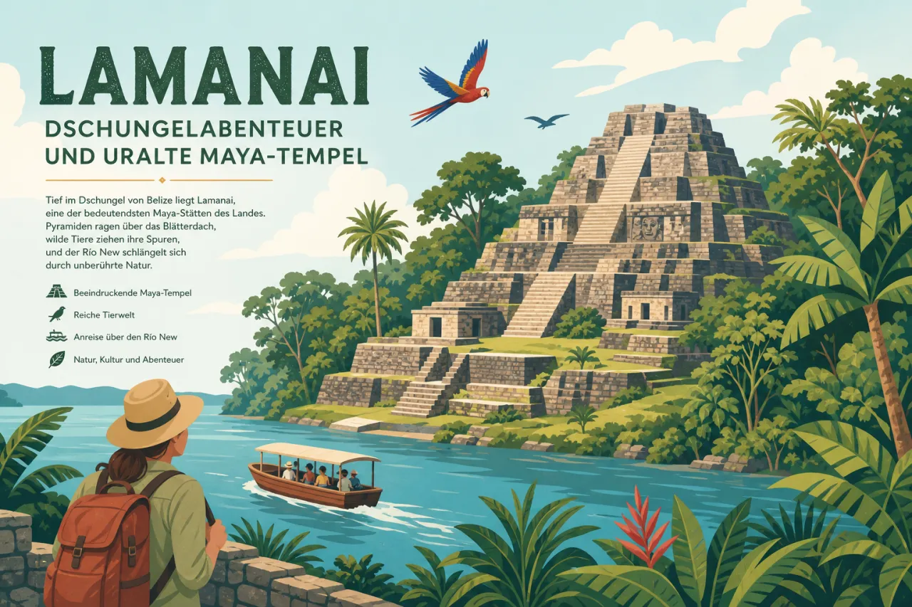 Lamanai: Dschungelabenteuer und uralte Maya-Tempel