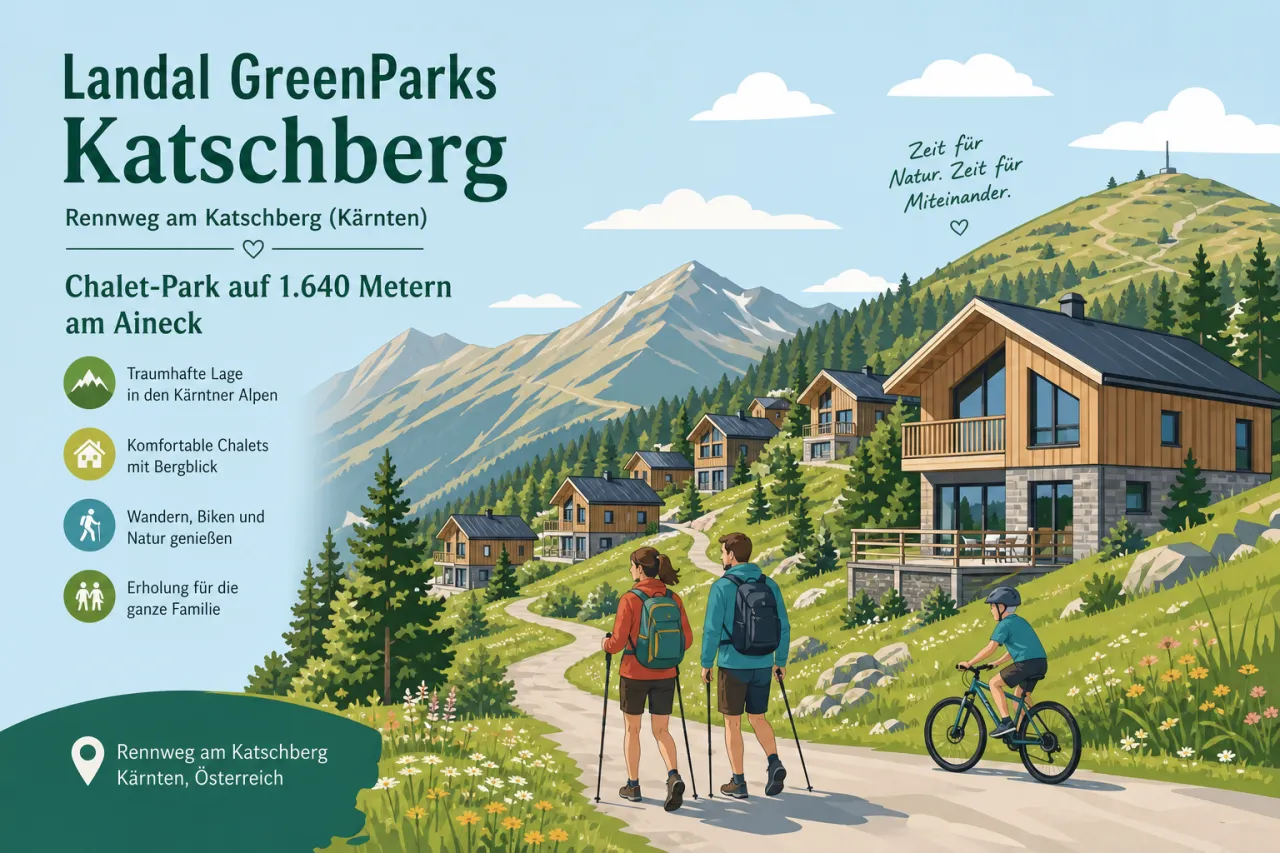 Landal GreenParks Katschberg in Rennweg am Katschberg (Kärnten) — Chalet-Park auf 1.640 Metern am Aineck