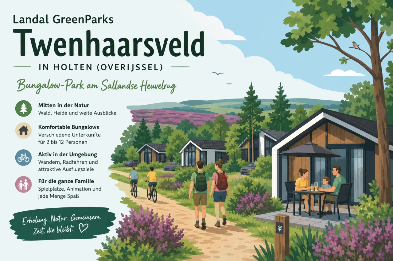 Landal GreenParks Twenhaarsveld in Holten (Overijssel) — Bungalow-Park am Sallandse Heuvelrug