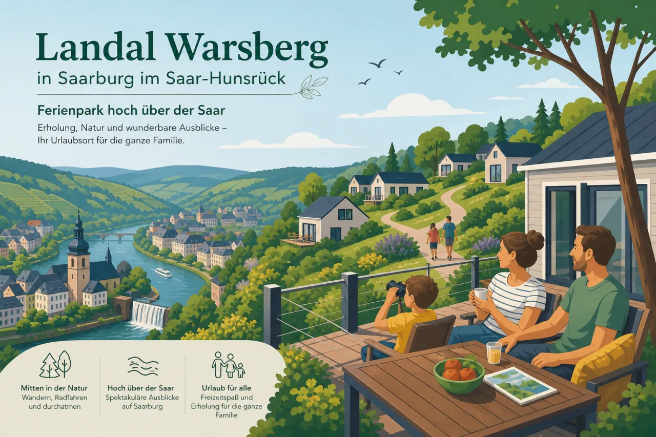 Landal Warsberg in Saarburg im Saar-Hunsrück — Ferienpark hoch über der Saar