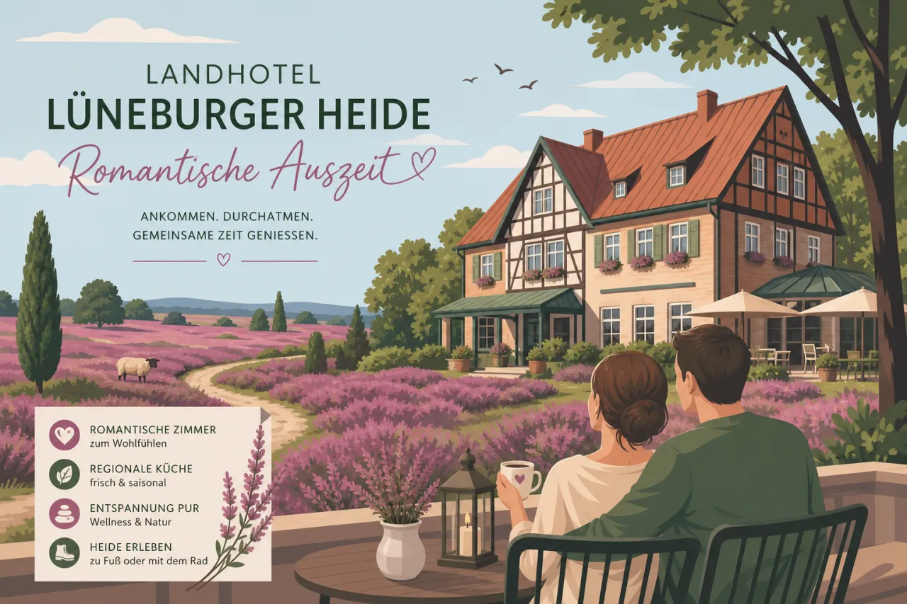 Landhotel Lüneburger Heide: romantische Auszeit zu zweit