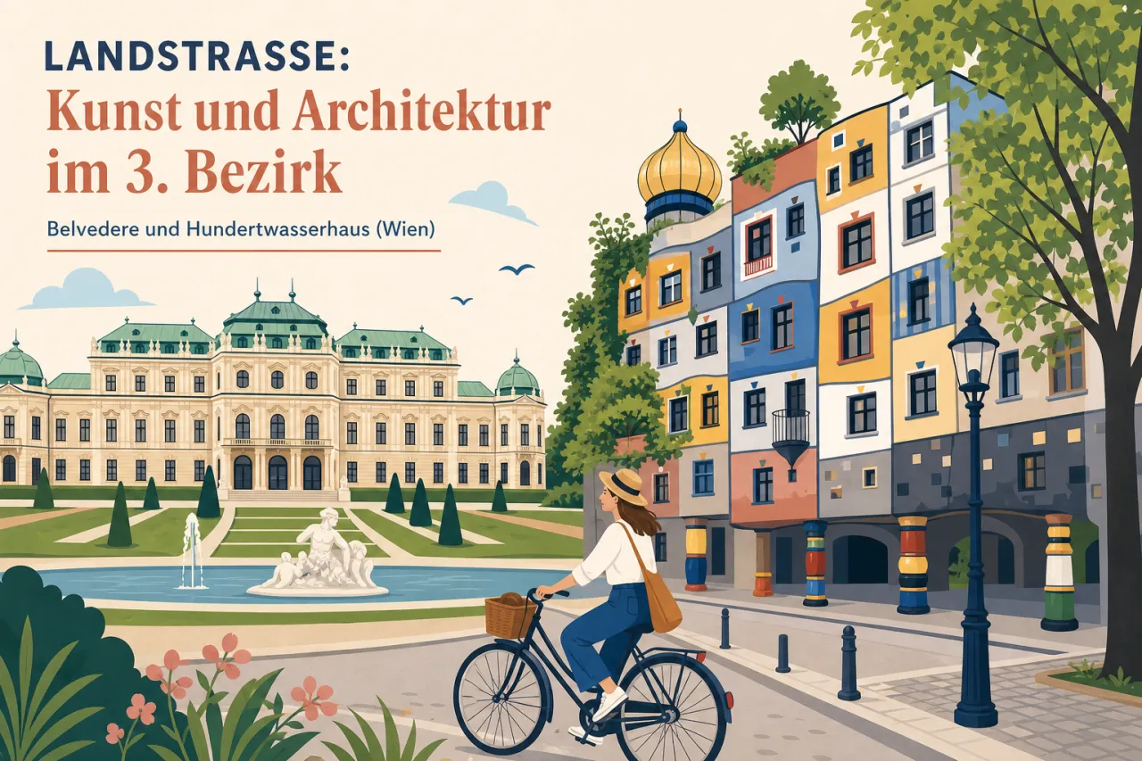 Landstraße: Kunst und Architektur im 3. Bezirk – Belvedere und Hundertwasserhaus