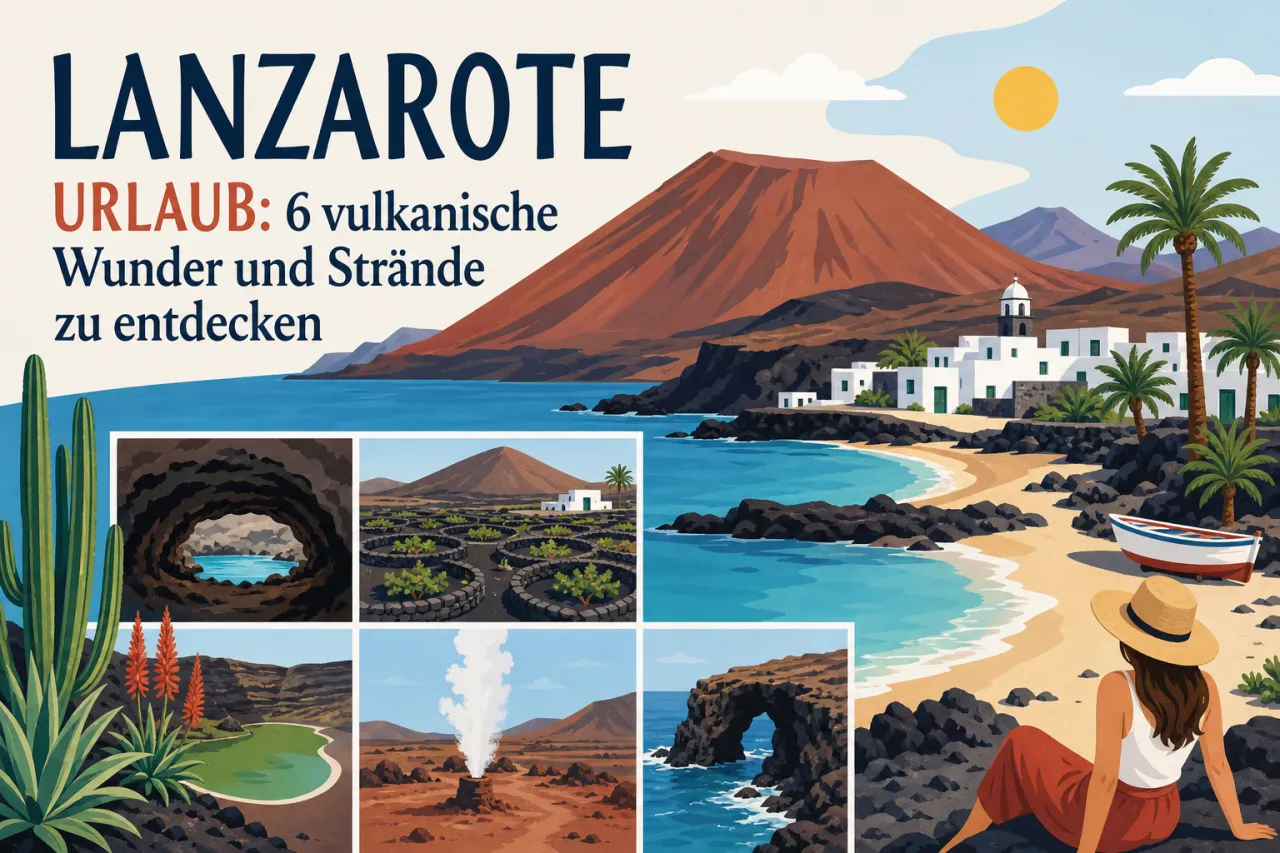 Lanzarote Urlaub: 6 vulkanische Wunder und Strände zu entdecken