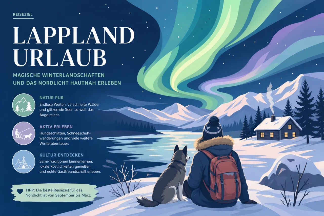 Lappland Urlaub Magische Winterlandschaften und das Nordlicht hautnah erleben