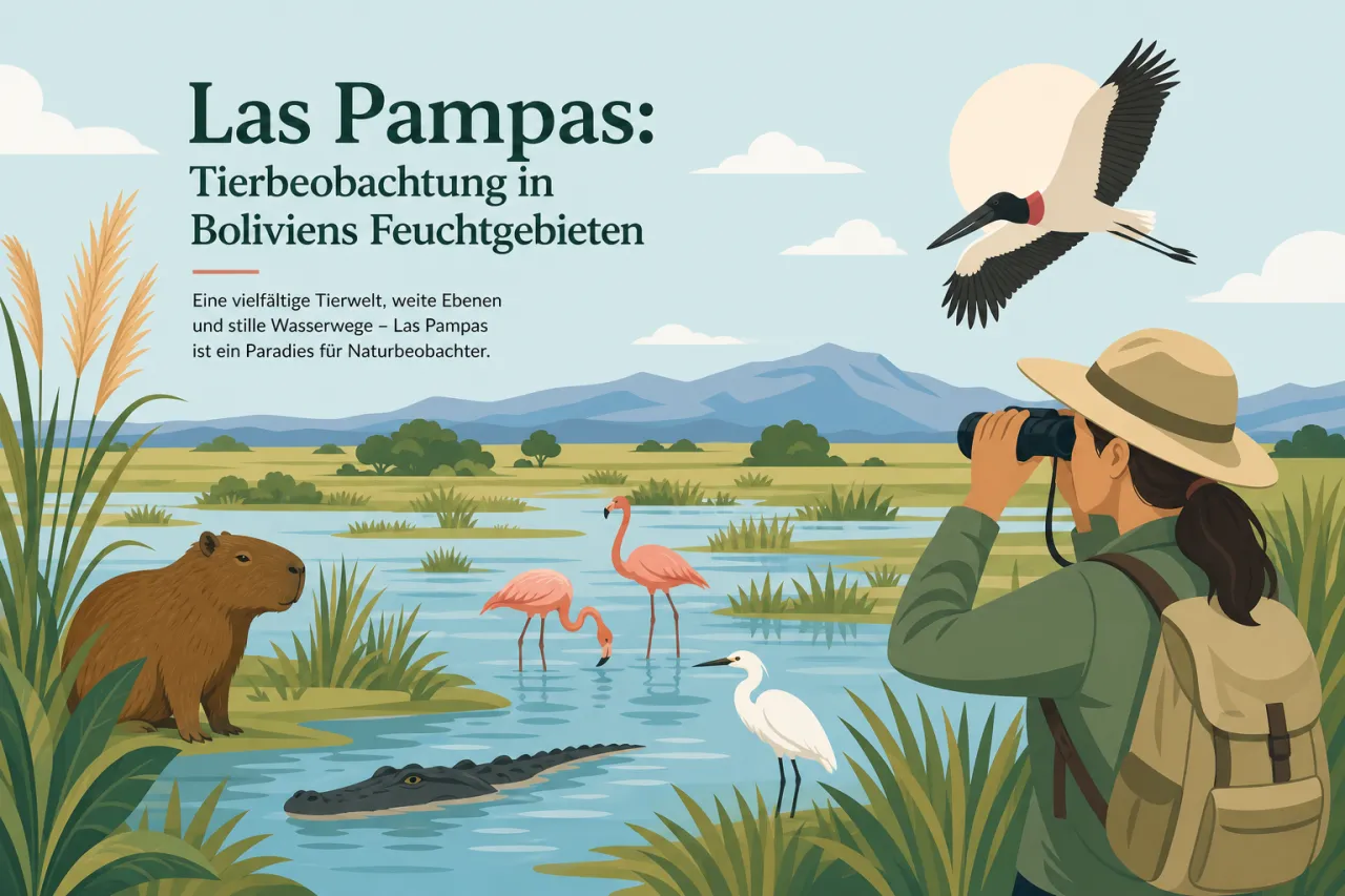 Las Pampas: Tierbeobachtung in Boliviens Feuchtgebieten