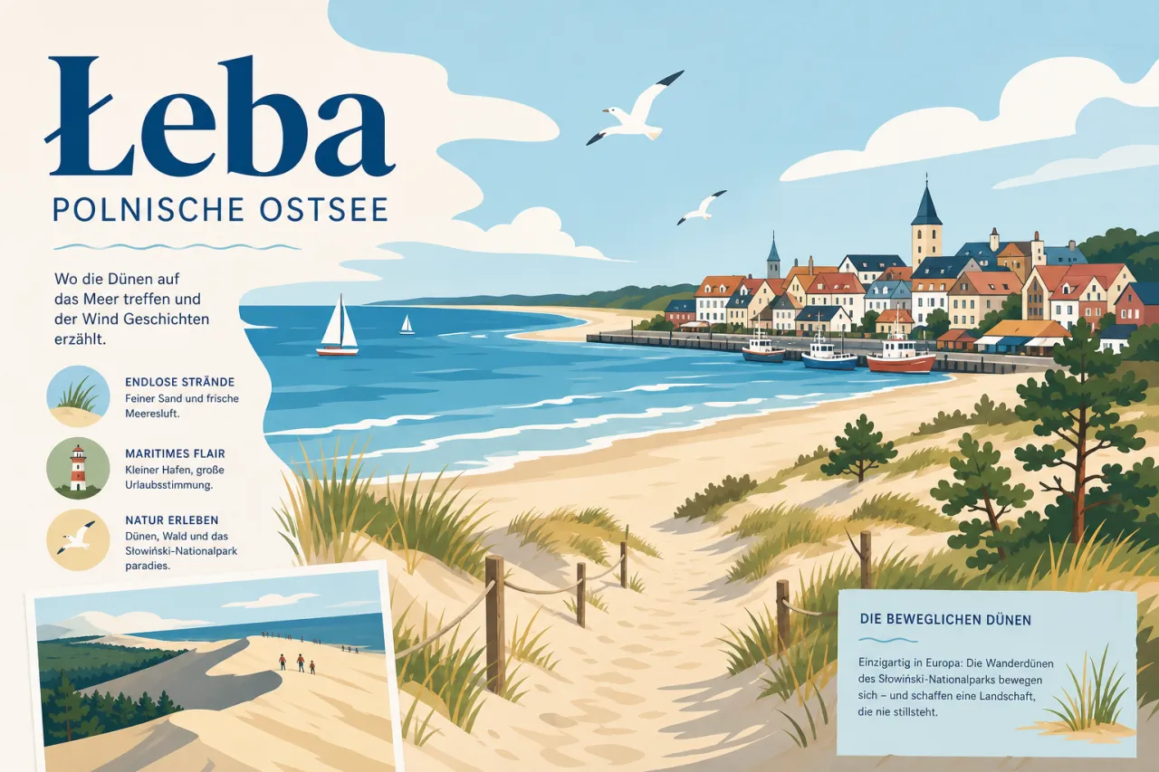 Leba (Łeba) – Polnische Ostsee
