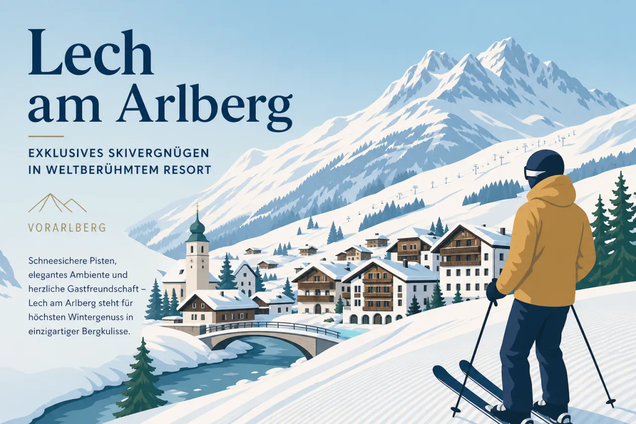 Lech am Arlberg: Skivergnügen, Winterwanderungen und Hotels am Arlberg