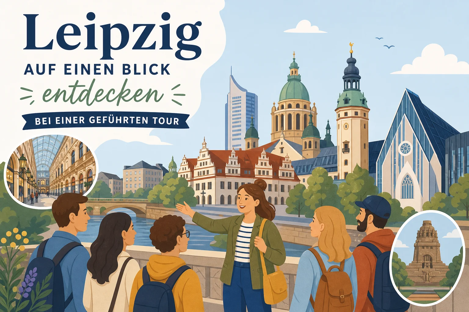 Leipzig auf einen Blick entdecken bei einer geführten Tour