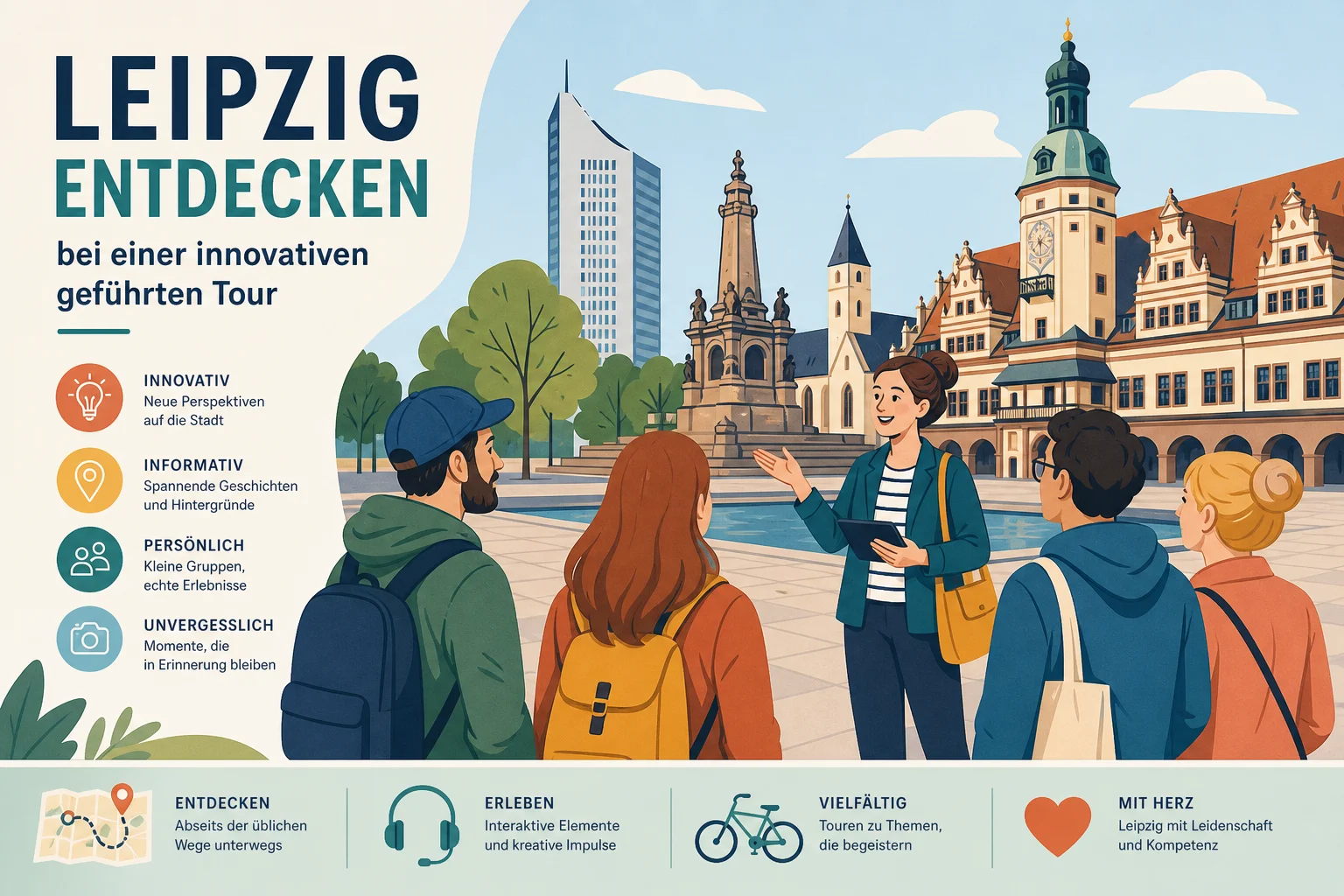Leipzig entdecken bei einer innovativen geführten Tour