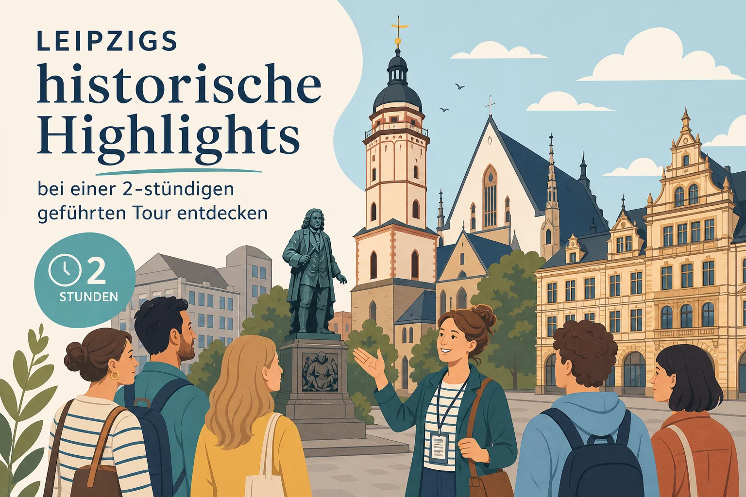 Leipzigs historische Highlights bei einer 2-stündigen geführten Tour entdecken