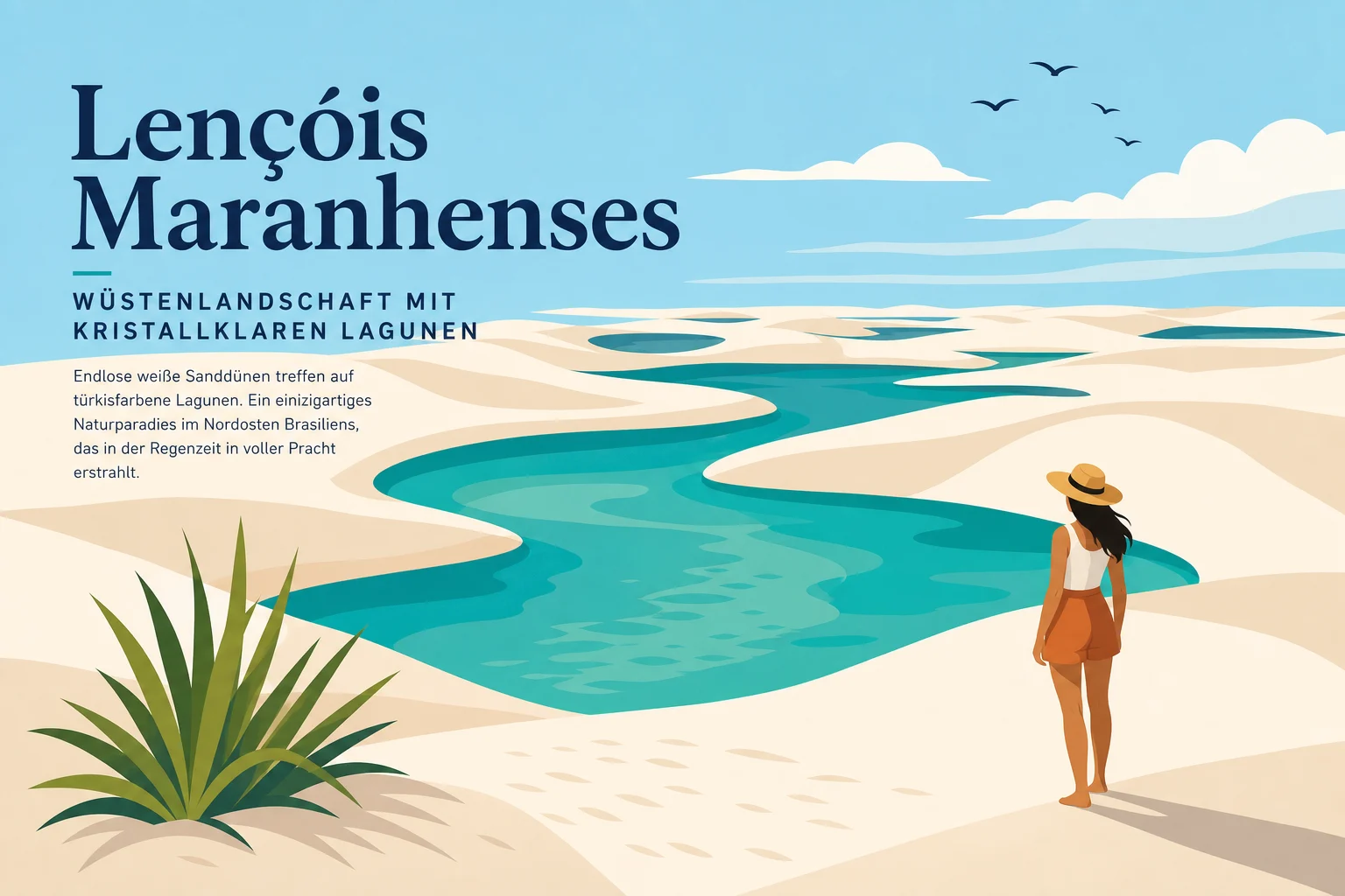 Lençóis Maranhenses: Wüstenlandschaft mit kristallklaren Lagunen