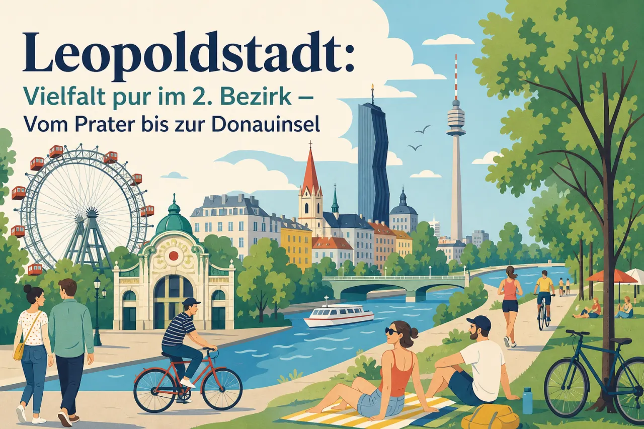 Leopoldstadt: Vielfalt pur im 2. Bezirk – Vom Prater bis zur Donauinsel
