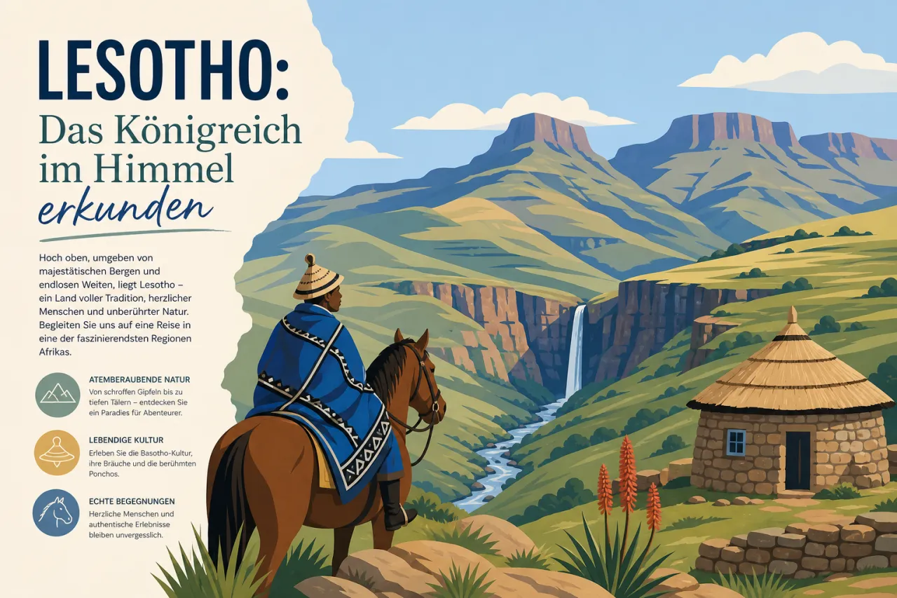 Lesotho: Das Königreich im Himmel erkunden