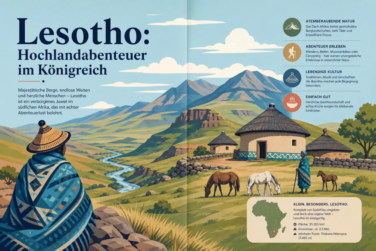 Lesotho: Hochlandabenteuer im Königreich