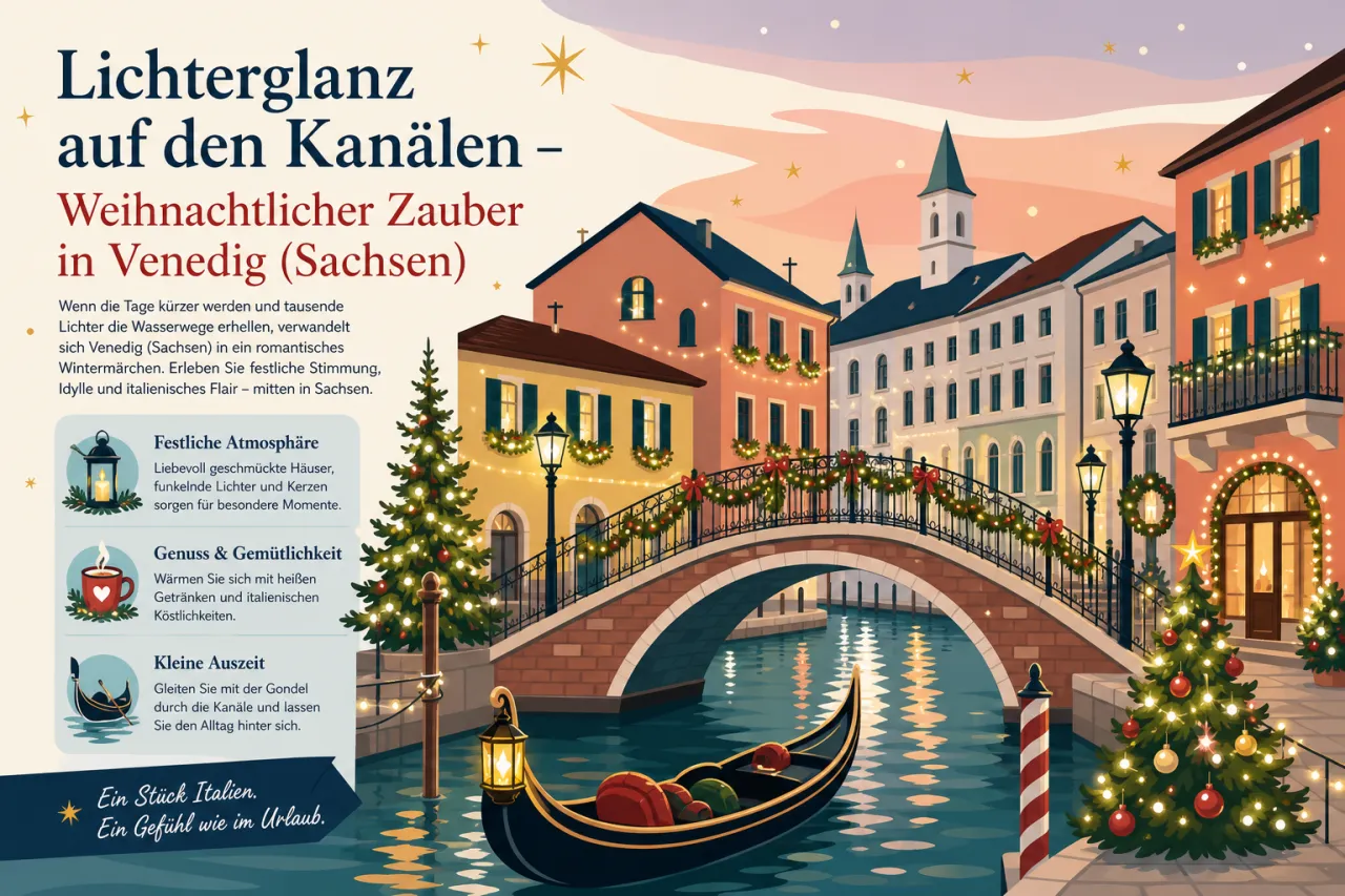 Lichterglanz auf den Kanälen – Weihnachtlicher Zauber in Venedig