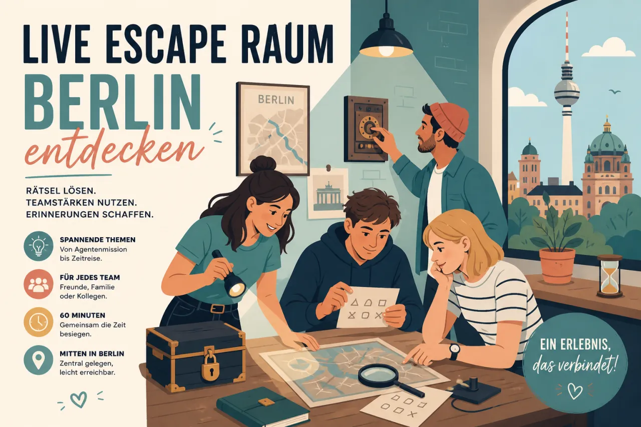 Live Escape Raum Berlin entdecken