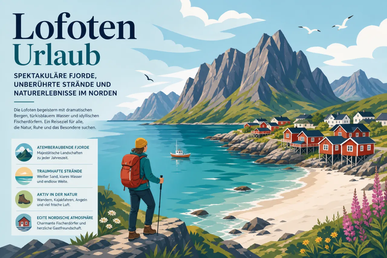 Lofoten Urlaub: Fjorde, Strände und Naturerlebnisse im Norden