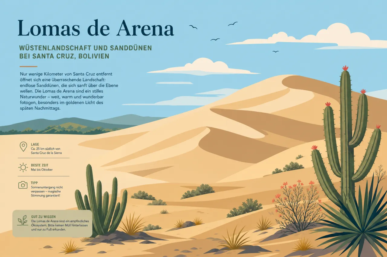 Lomas de Arena: Wüstenlandschaft und Sanddünen bei Santa Cruz