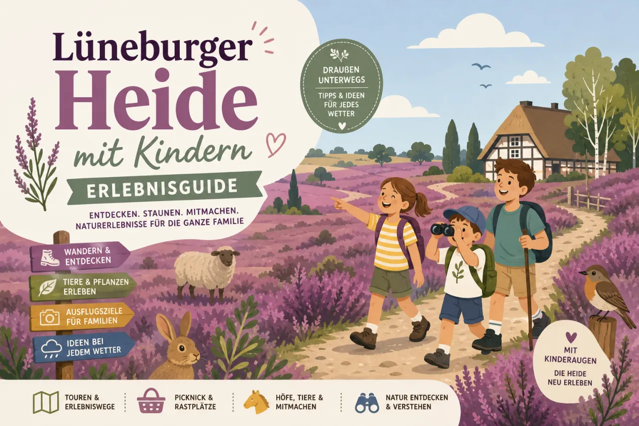 Lüneburger Heide mit Kindern: Erlebnisguide