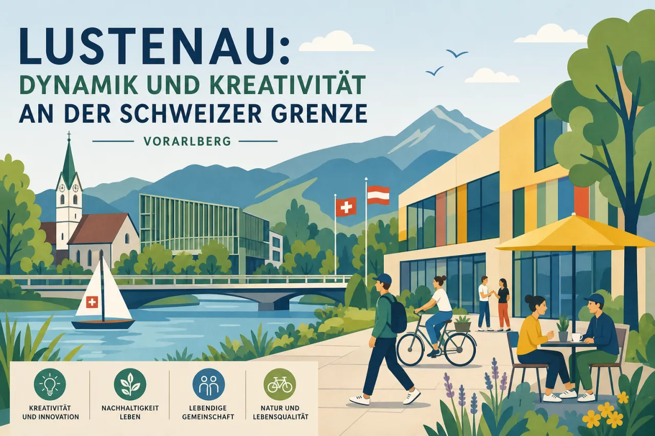Lustenau: Dynamik und Kreativität an der Schweizer Grenze
