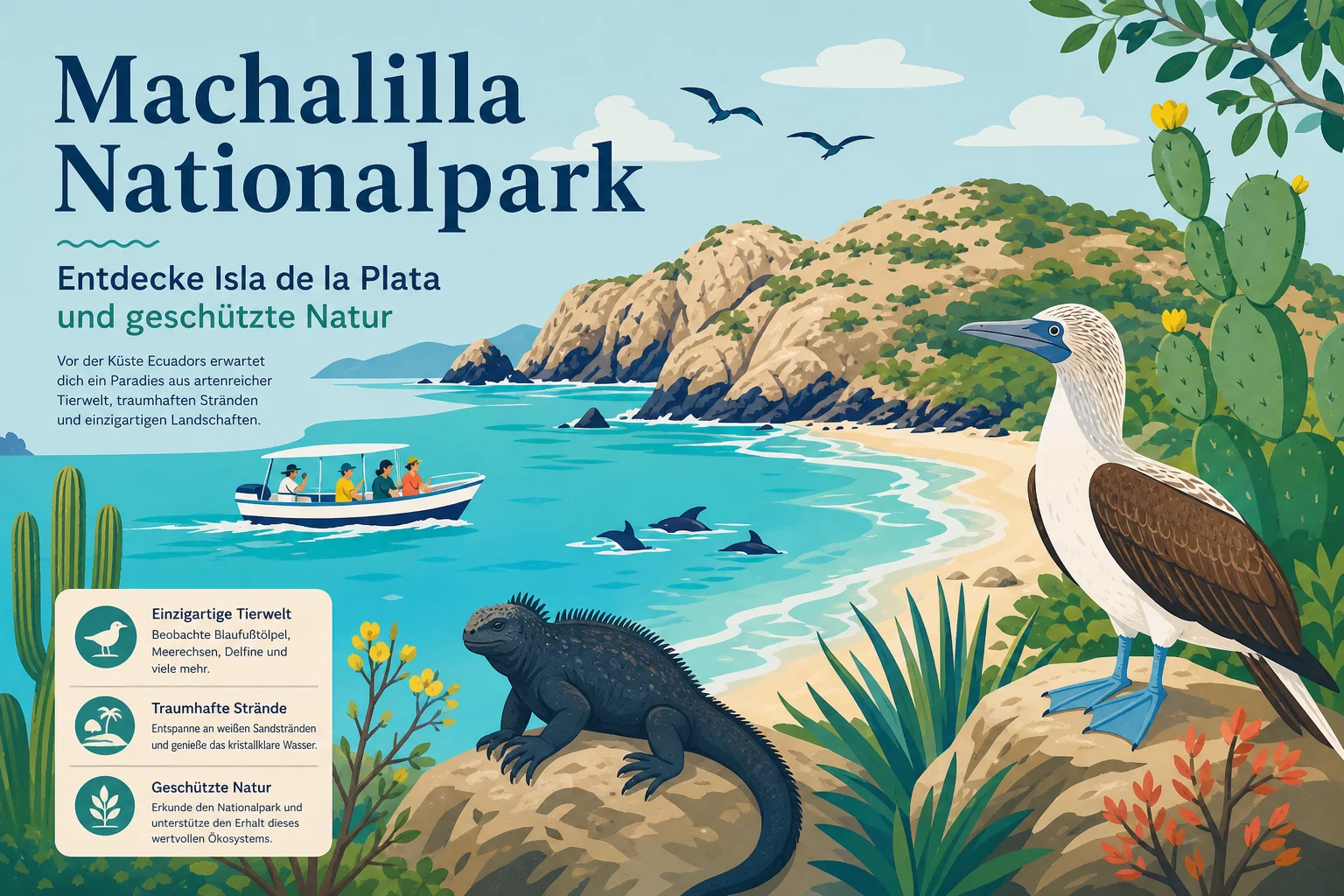 Machalilla Nationalpark: Isla de la Plata und geschützte Natur in Ecuador