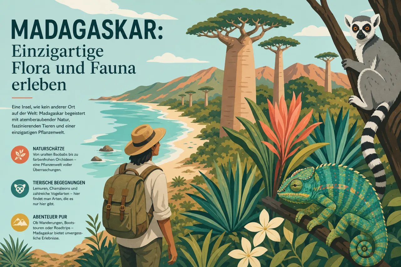 Madagaskar: Flora und Fauna mit Insel, Parks und Küsten erleben