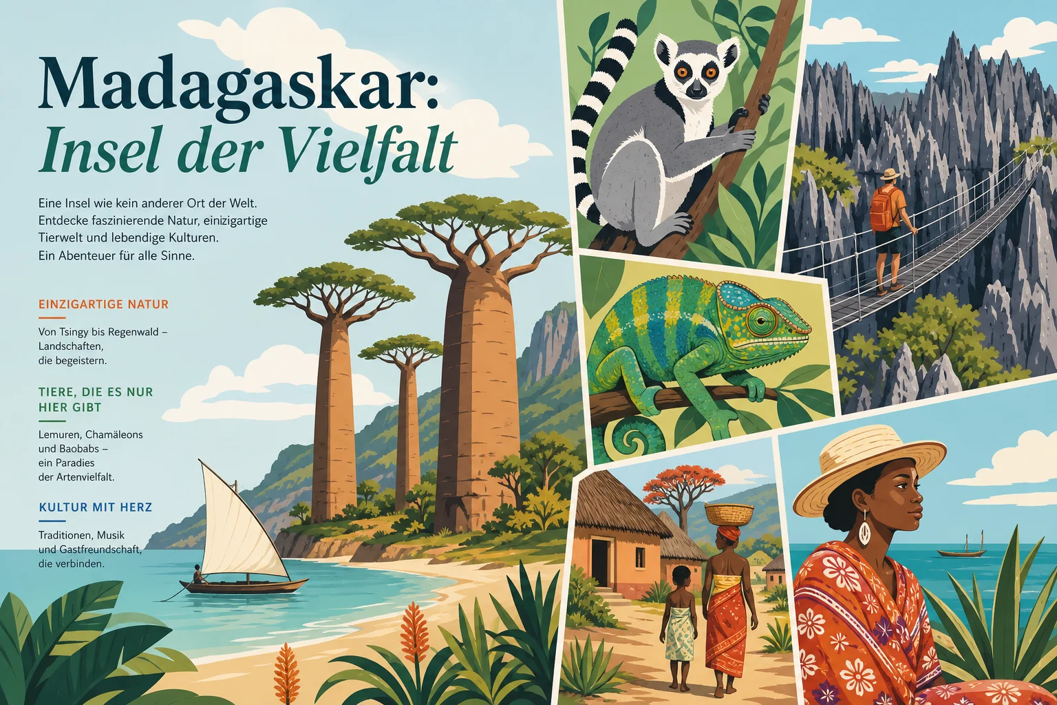 Madagaskar: Insel der Vielfalt