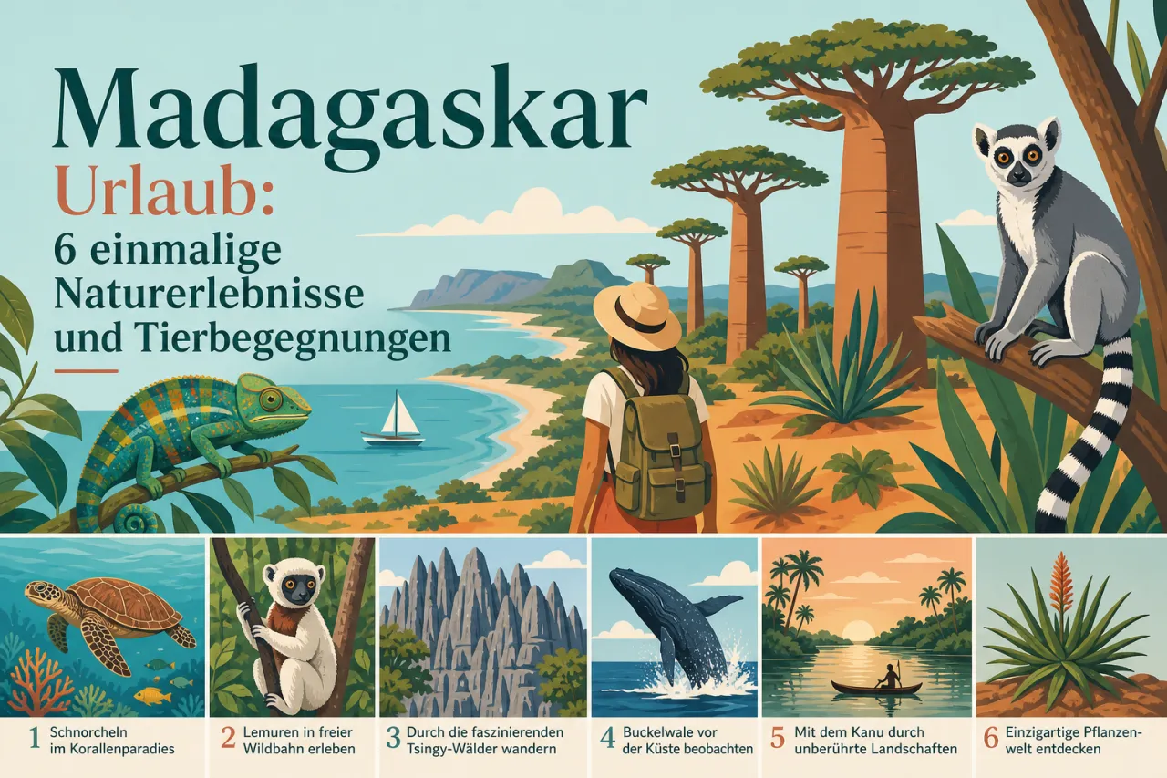 Madagaskar Urlaub: 6 einmalige Naturerlebnisse und Tierbegegnungen