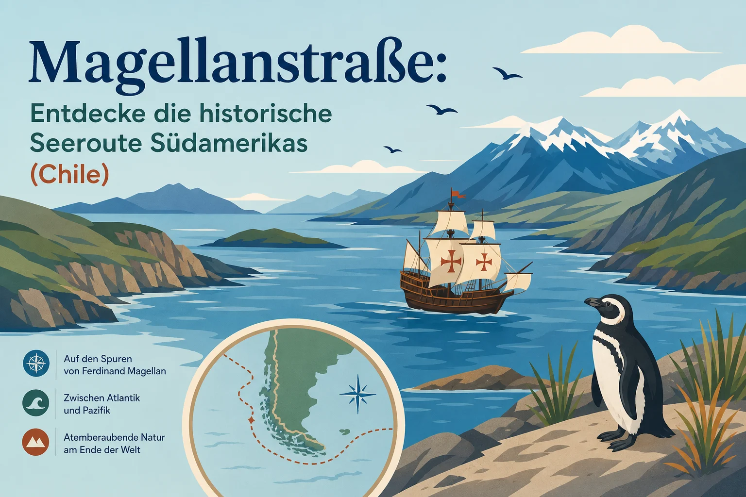 Magellanstraße: Entdecke die historische Seeroute Südamerikas