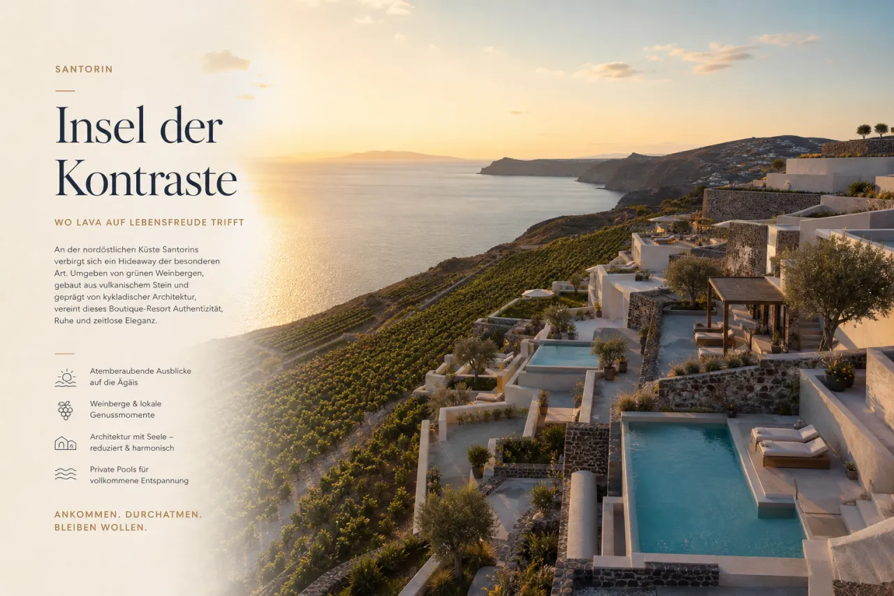 Magma Resort Santorini öffnet wieder zur Sommersaison 2026