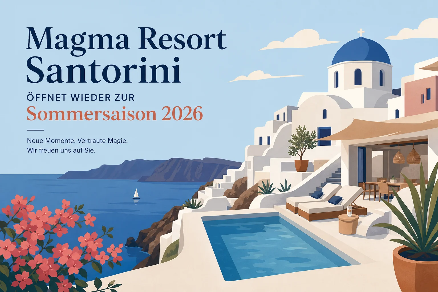 Magma Resort Santorini öffnet wieder zur Sommersaison 2026