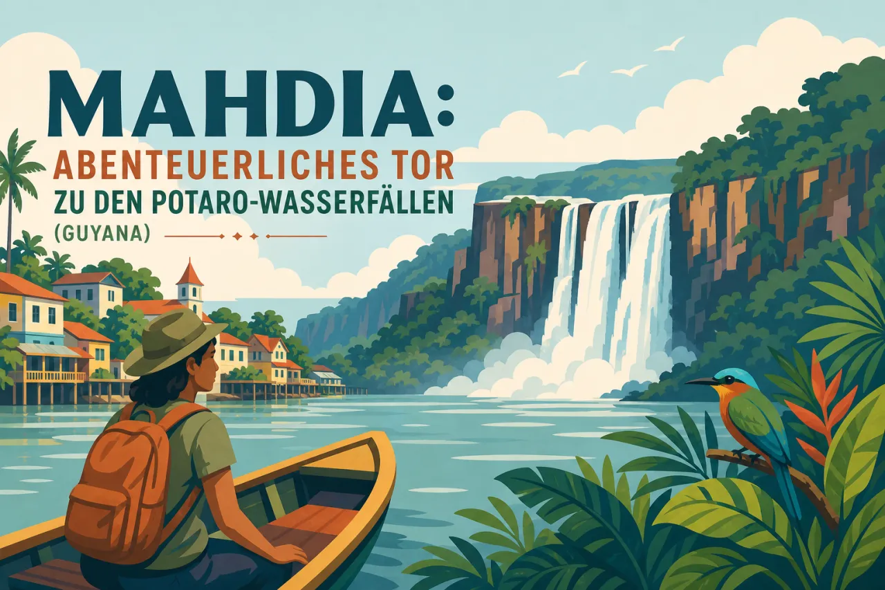 Mahdia: Abenteuerliches Tor zu den Potaro-Wasserfällen