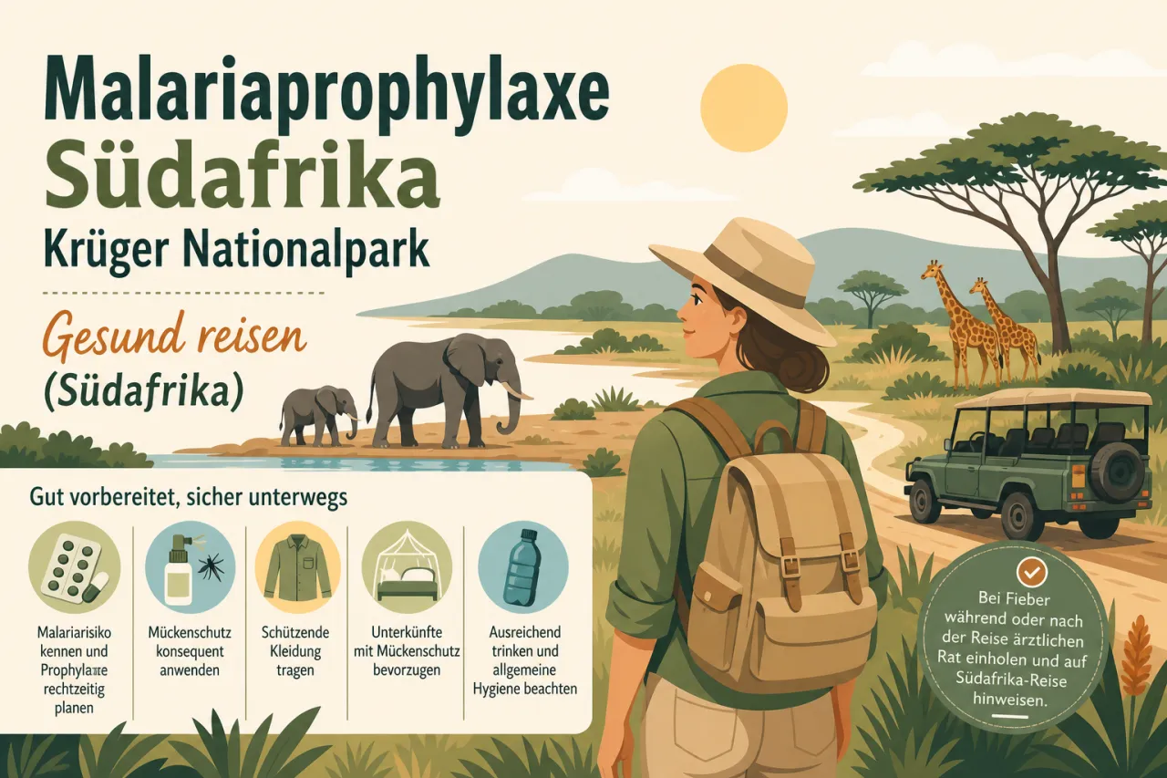 Malariaprophylaxe Südafrika Krüger Nationalpark: Gesund reisen